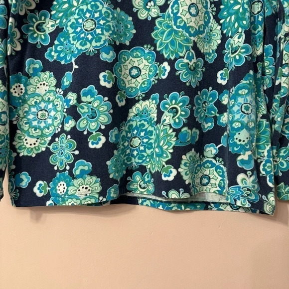 Talbots Crewneck Shirt Floral Women Size  1X - Picture 3 of 7